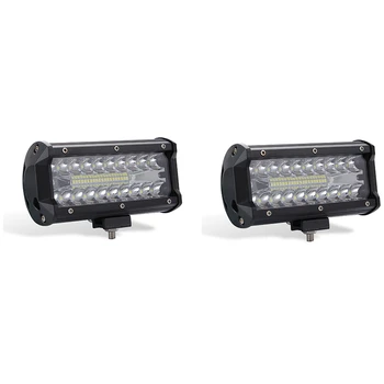 

Pair 7 Inch LED Flood Light Pods Work Light Bar LED Pod Lights Spot Beam Driving Fog Lights for Jeep Off-Road Truck Boat