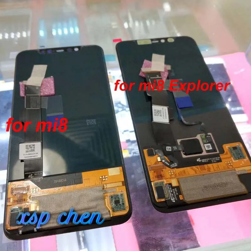 

2018 New! Supor Amoled LCD Screen For Xiaomi Mi 8 MI8 LCD Display Digitizer Touch Screen Replacement Phone Parts