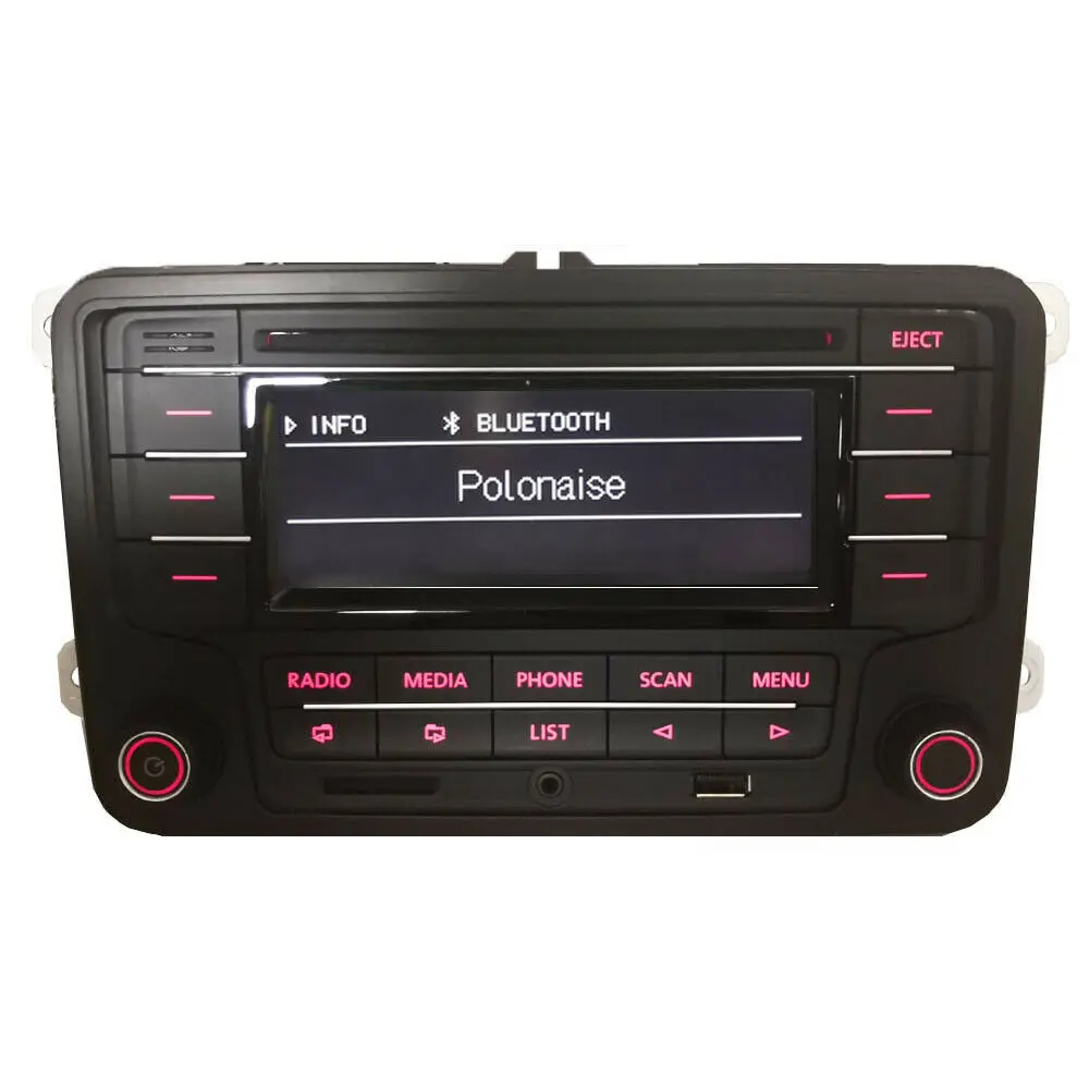 Авторадио RCN210 + CANBUS Kabel Bluetooth CD USB AUX SD для Volkswagen GOLF PASSAT TOURAN POLO TIGUAN CADDY EOS CC|CD-плеер