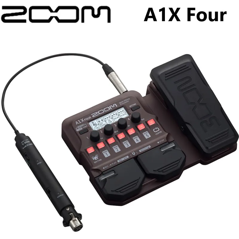 ZOOM A1X FOUR Acoustic Instrument Multi Effects Processor Pedal for