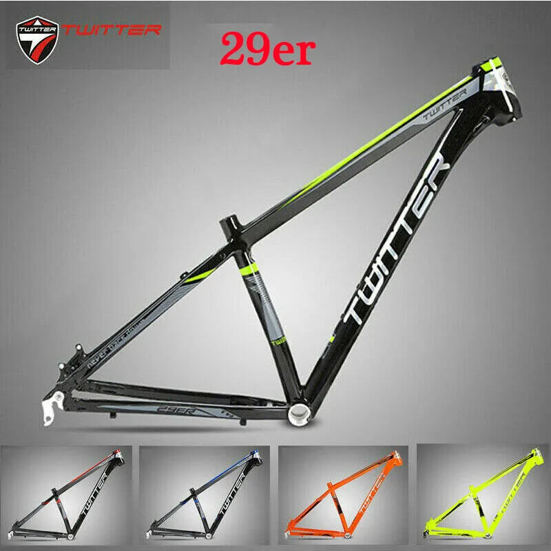 Твиттер MTB рама 29er рама для горного велосипеда 15,5 17 19 inche алюминиевая MTB рама для велосипеда Размер колеса 2" рама для велосипеда