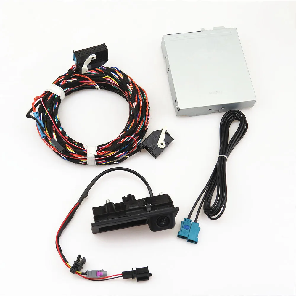 Камера заднего вида TUKE 12V + кабельный жгут и коробка траектории хода подходит для
