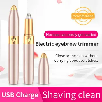 

Usb Eyebrow Trimmer Epilators Brows Pen Hair Remover Epilator Shaver Razor Instant Painless Eyebrow Razor Epilator Portable