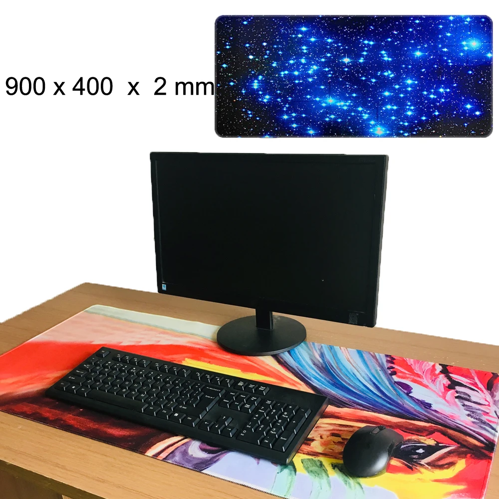 Gaming Mousepad Mice Mat Pad For Trackball Laser Optical Mice Mouse Speed Keyboard Large 40X90cm Desk Mousepads For Overwatch