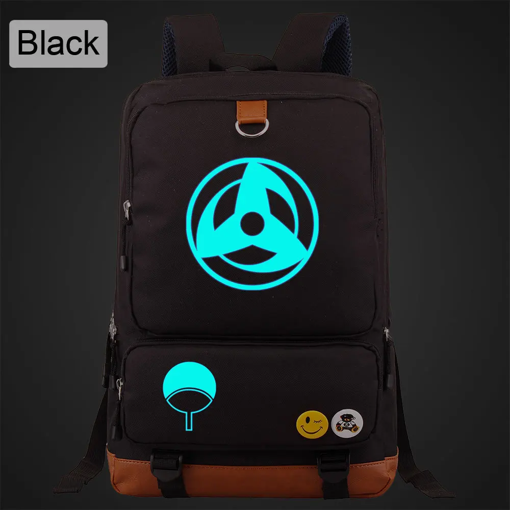 

2019 Anime Naruto Printing Student Bag Luminous Mochila Multifunction School Bags Daily Laptop Backpack for Teens Boys Girls