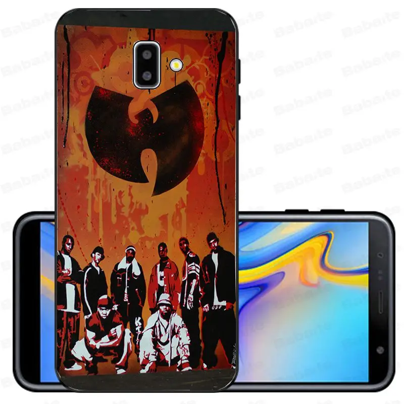 Wu-Tang Wu Tang Clan черный ТПУ Мягкий силиконовый чехол для телефона samsung Galaxy j6 plus A6 A8 A9 A10 A30 A50 Coque Shell