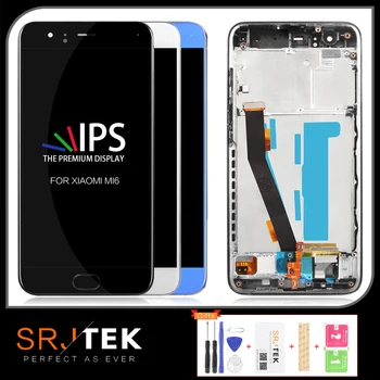 

Srjtek For Xiaomi Mi 6 LCD Display Touch Screen Digitizer Assembly 5.15" For Xiaomi Mi6 LCD Replacement Parts 1920*1080