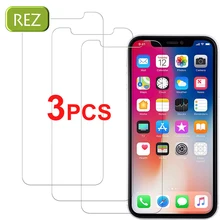 3 шт. HD для iPhone X XR XS Max, защита экрана телефона, стекло для iPhone 11 Pro MAX 7 8 Plus 6 6 S, защита из закаленного стекла