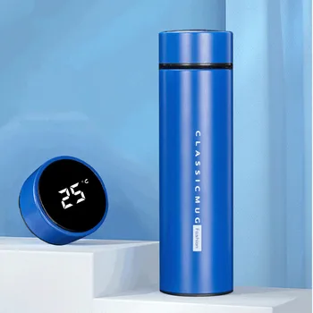 

304 Smart Stainless Steel Thermos Vacuum Flask Touch Temperature Display Thermos Bottle Travel Coffee Mug Bottle for Water