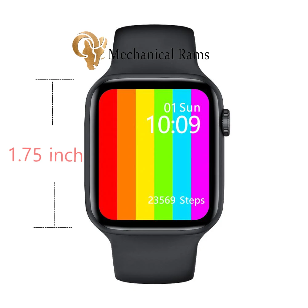 Смарт часы IWO 12 max W26 1 75 дюйма IP68 Bluetooth пульсометр|Смарт-часы| |