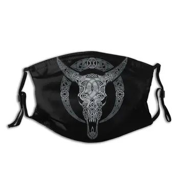 

Jotunheimr Vikings Odin Non-Disposable Mouth Face Mask Anti Haze Dustproof Mask With Filters Protection Mask Respirator Muffle