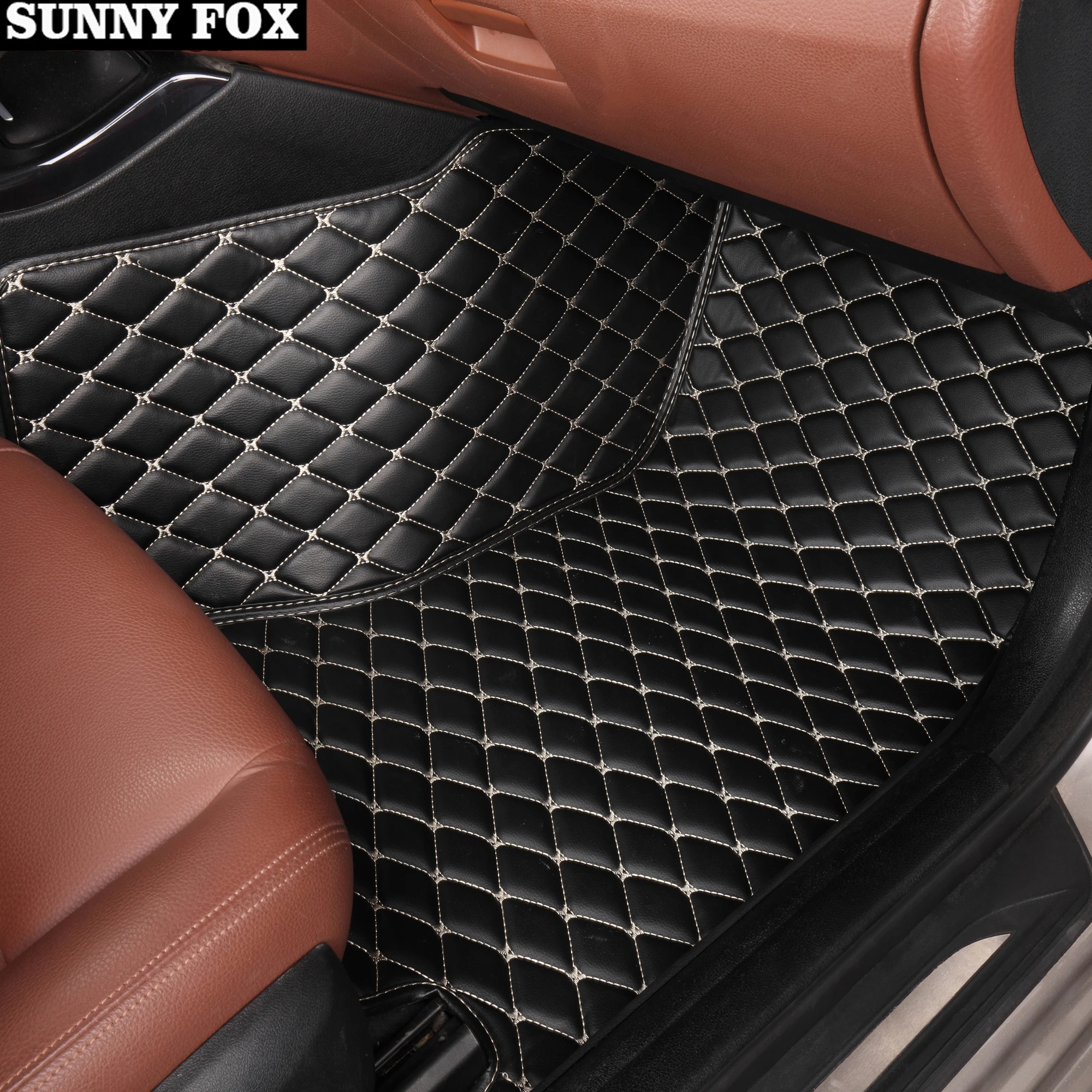 SUNNY FOX car floor mats for BMW 3/4/5/6/7 Series GT M3 X1 X3 X4 X6 Z4