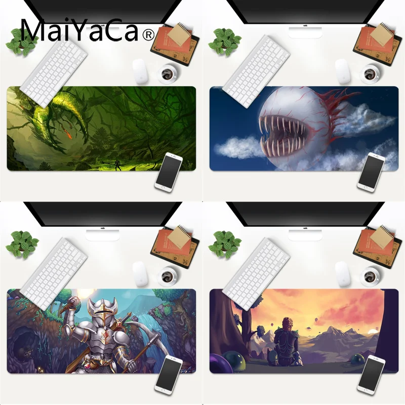 

Non Slip PC Terraria Natural Rubber Gaming mousepad Desk Mat Gaming Mouse Pad Large Deak Mat 700x300mm for overwatch/cs go