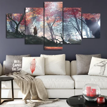 

Canvas HD Prints Pictures Framework 5 Pieces SEKIRO: Shadows Die Twice Video Game Paintings Home Wall Art Decor Posters