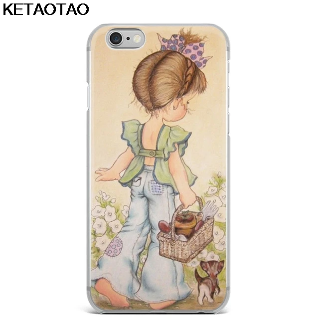Синий Чехол для телефона Arsmundi Sarah Kay s для iPhone 4S SE 5C 5S 6S 7 8 Plus X 11 Pro Чехол кристально чистый мягкий TPU чехол s - Цвет: Синий
