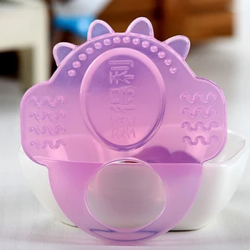 

Baby Teether Fruit Apple Shape Teether Silicone New Baby Dental Care Toothbrush Training Baby Care Silicone