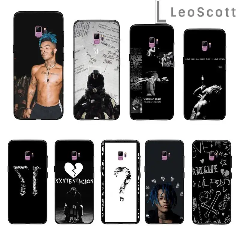 Мягкий чехол Rapper XXXTENTACION для телефона Samsung S6 S7 edge S8 S9 S10 e plus A10 A50 A70 note8 J7 2017|Бамперы| |