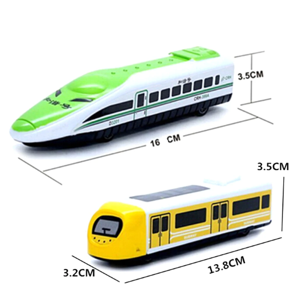 New Non Remote Control Toys Bullet Train Toy Vehicles Train Model Child Kids Birthday Perfect Gift