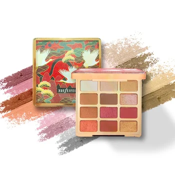

Classical Chinese Style 12 colors Eyeshadow Palette Pressed Shimmer matte Eye Shadow MakeUp Cosmetic palette