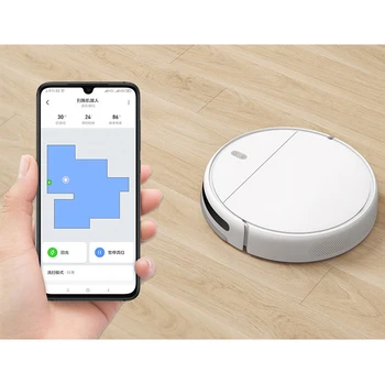 

Robot Vacuum Cleaner Map Navigation,Smart Memory,Suction 2100pa, Wet Dry Mop,Wifi App aspirador