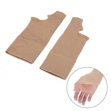 

1 Pair soft Neutral Thumb Hand Wrist Brace Sprain Recover Support Wrist Protector Therapy Gloves Silicone Arthritis Joint Sprain