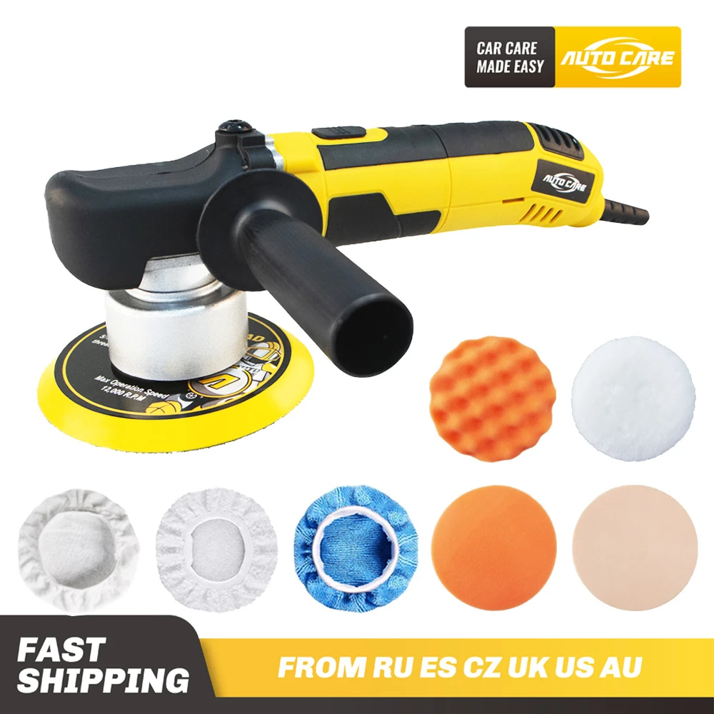 Polisseuse Electrique A Double Action Pour Voiture 220v 50hz Puissance D Entree 680w Plaque De Support Gs Emc Tampon De Polissage De 150mm Aliexpress