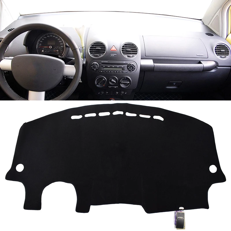 Крышка приборной панели автомобиля для VW Beetle 1998-2010 Tiguan 2009- Polo MK5 6R Jetta 4 6 MK4 MK6 коврик приборной панели - Название цвета: Beetle-LHD 98-10
