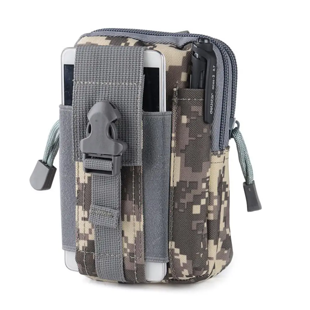 ACU camouflage HobbyLane Многофункциональная тактическая сумка для гаджета, поясная сумка, органайзер для инструментов, чехол для сотового телефона, держатель для кобуры - Цвет: ACU camouflage
