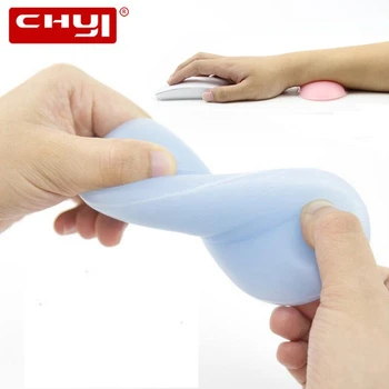 

Computer Mouse Pad Wrist Rest Hand Pillow Soft Silicon Mousepad Mini Small Pink PC Office Home Gamer Mouse Mat For Laptop Girl