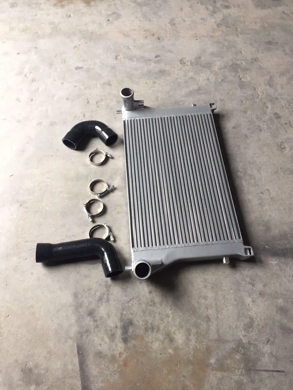 stock location 50mm intercooler for vw golf mk7 s3 r20 gti audi tt tts