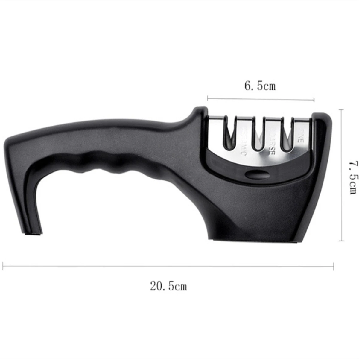 3 ступени нож шлифовальный Быстрый Профессиональный нескользящий Силиконовый Резиновый бытовой кухонный инструмент Прямая поставка - Цвет: B