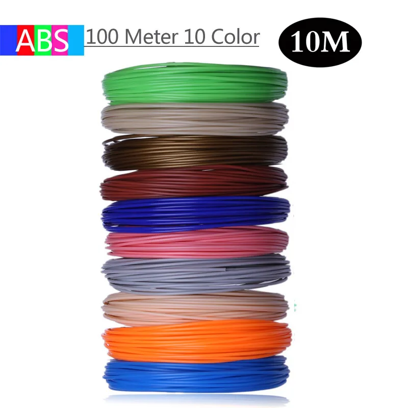 Aveiro 3D Pen With 50/100/200 Meters 1.75MM ABS Filament Threads Plastic 3 d Printer Materials Refil For Kid Drawing Toys