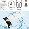 Bidet Toilet Seat Attachment Non-Electric Self-Cleaning Dual Nozzles Wash Hot Cold Mixer Water Lady Bathroom Accessories Sprayer 4