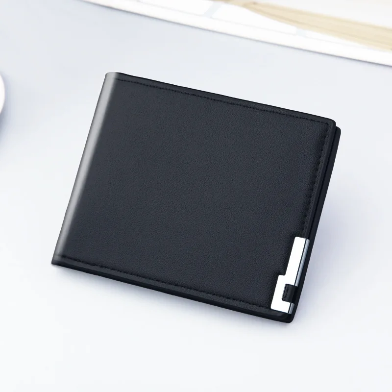 Short Wallet Coin-Purse Mens Fashion Men Ultra-Thin Luxury Brand Trend Multi-Card No-Zipper