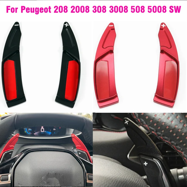 Racingline Volant Peugeot Extensions Palettes Volant Racingline - Pour Peugeot 3008/5008 GT 2017-2021 & 508 2019-2021 Palettes Alliage Aluminium