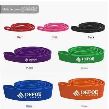 

3PCS Fitness Resistance Band Resistance Band Power Training Latex Anti-Tension Band Track And Field Flat Rubber Band Strain
