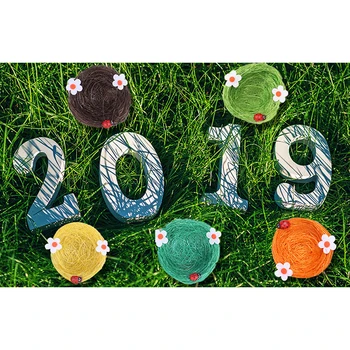 

4Pcs Natural Rattan Bird Nest And Foam Bird Egg Easter Decor Prop Artificial Nest for Garden Ornament DIY Craft Vine Supplies