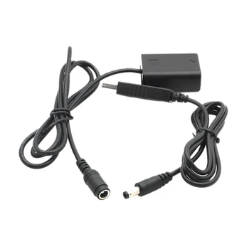 

NP-FW50 Dummy Battery with DC Power Bank (5V 2A) USB Adapter for A33 A37 A35 A55 A7 A7R NEX5 NEX7 DSC-RX10 Etc