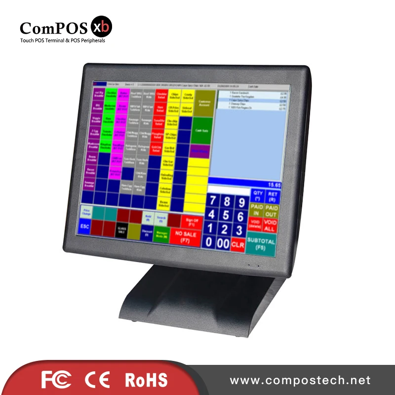 Compoxb высокое качество сенсорный pos терминал/Epos/Pos система точка продажи машина для розничной торговли