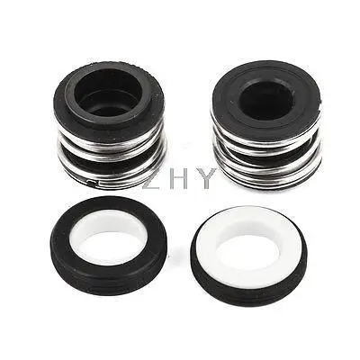 

Tube Connecting 12mm Inner Dia Single Spring Rubber Bellows Mechanical Seal 2pcs