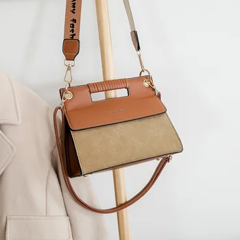 

Simple Flap Suede Leather Shoulder Bags for Women 2019 Korean Style Girls Pure Color Mini Messenger Chest Bag Crossbody Handbags