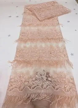 

fashionable mesh embroidery french net lace fabric with sequins SYJ-1096812 for party dress