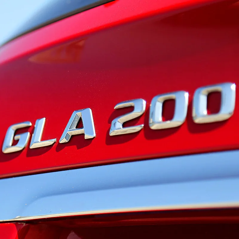 Подходит для Mercedes GLK GLA200 GLA260 300 350 Refit Emission standard Letters отправлено автомобильные наклейки