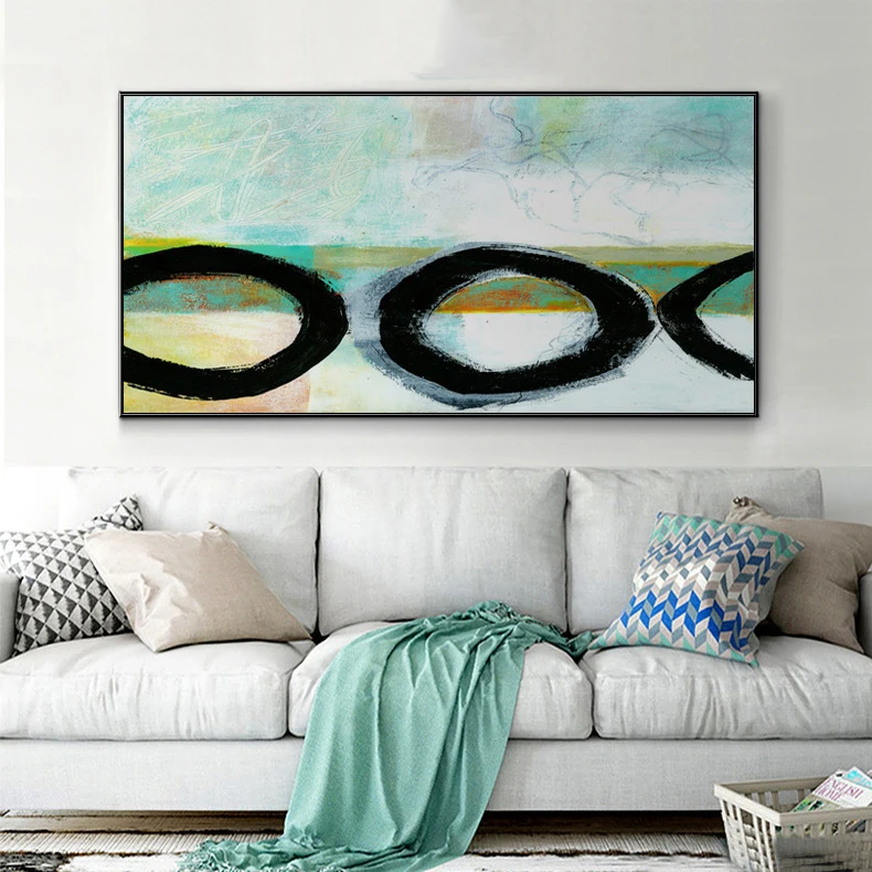 Home Decoration Modern Abstract Art Oil Painting Posters and Prints Wall Art Canvas Painting Pictures for Living Room No Frame