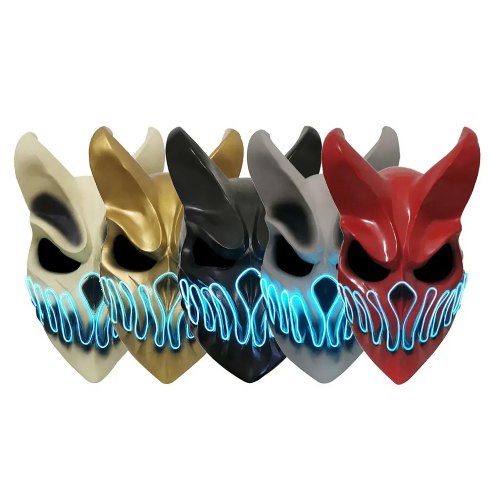 

Movable Mouth Pvc Mask Son Of Darkness Russian Death Core Mask Halloween Prom Props Outdoor Face Mask