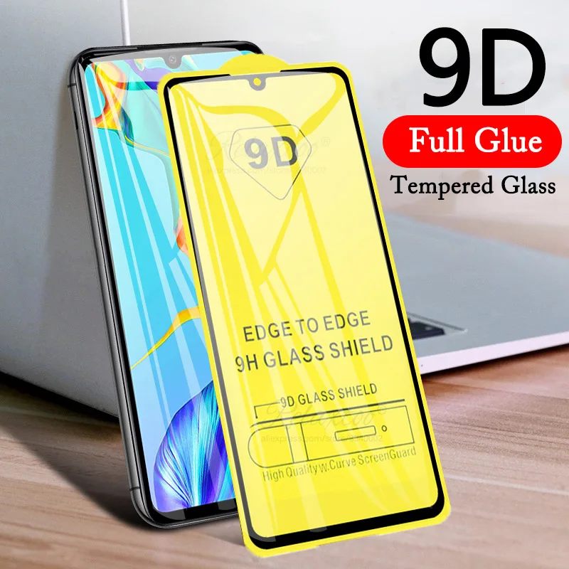 Изогнутое закаленное стекло 9D для Huawei P30 lite Защитное экрана huawey p 30 light P30lite