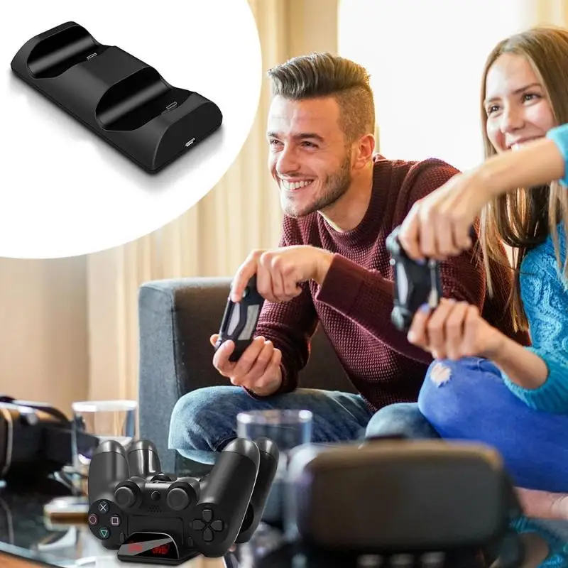 Горячая зарядное устройство Стенд Многофункциональный USB 5 в порт двойной зарядной док-станции держатель Поддержка зарядное устройство для PS4/Pro/Slim