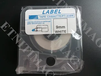 

Tape cassette label lm-309wx white 9mmx8m For max letatwin wire marker electronic lettering machine lm-390a/pc,lm-380a,lm-400a