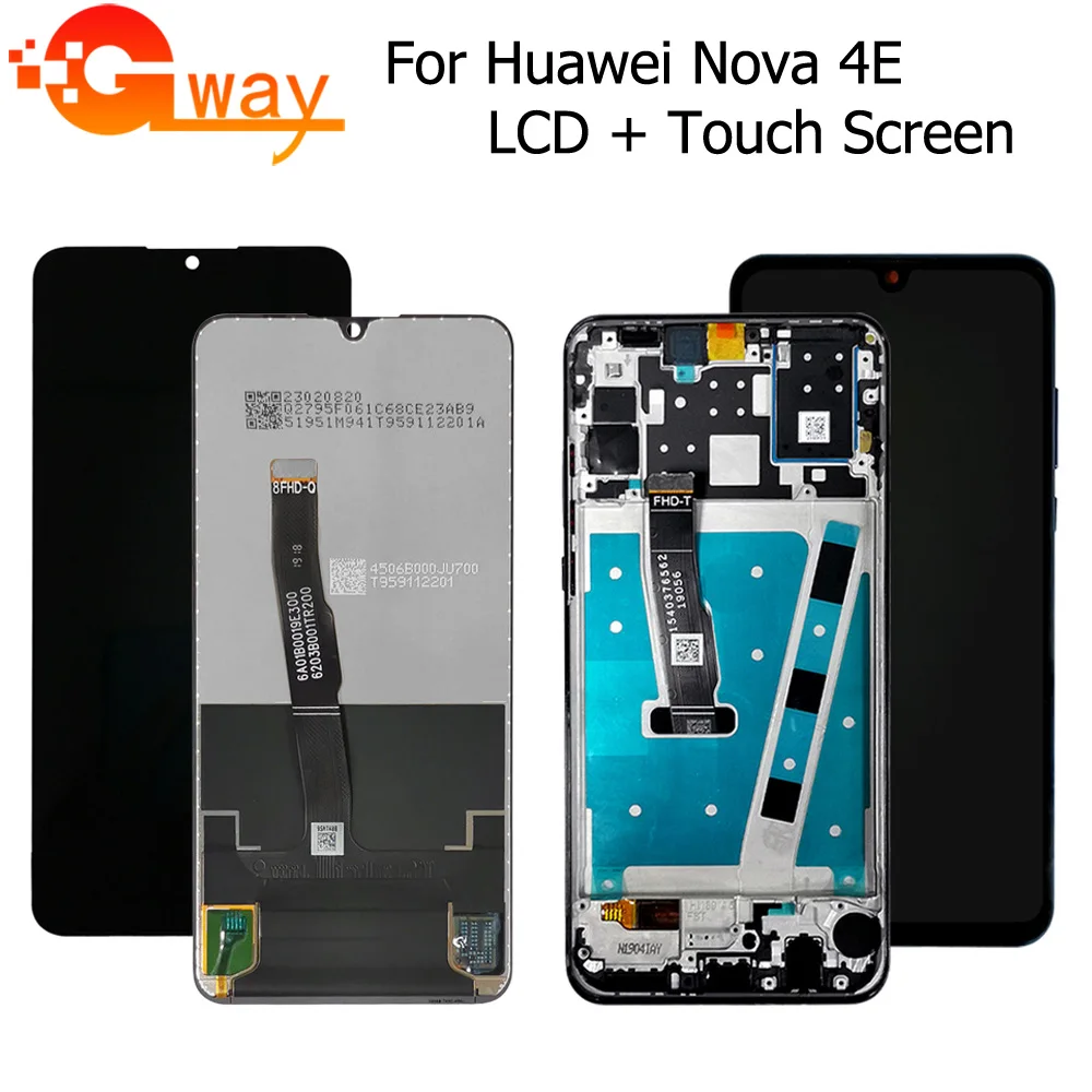 Оригинальный Новый протестированный ЖК дисплей для Huawei Nova 4E + дигитайзер