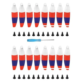 

8 Pairs Foldable for DJI Mavic Mini Propellers 4726F Low Noise Propellers for DJI Mavic Mini Drone (Red blue white)